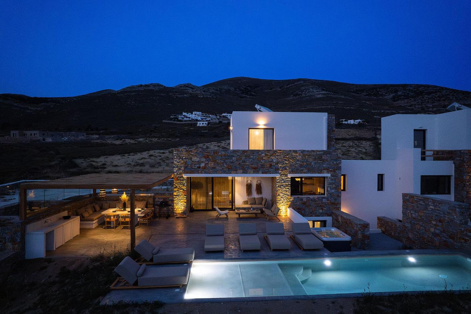 Villa The Nine Graces - Kastraki With Private Swimming Pool